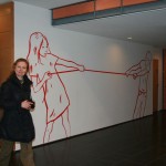 Immeubles ARTY - wall drawing avec Francoise Petrovitch à la Cité Internationale