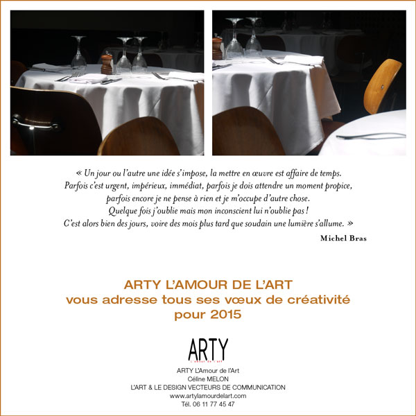 Actualités : Voeux de créativité par ARTY L'AMOUR Actualités : Voeux de créativité par ARTY L'AMOUR